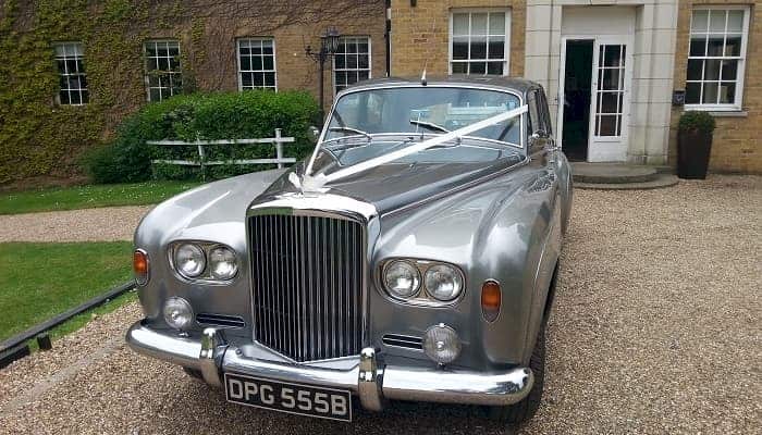 Bentley S3 wedding car front view