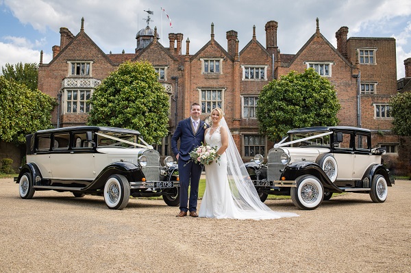 Vintage style Badsworth wedding car. Matches our Bramwith