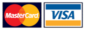 Visa and Mastercard logo