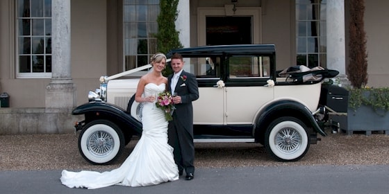 Royale With The Bride And Groom At The Wokefield Park Wedding Reception